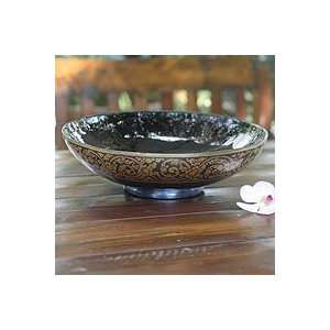  NOVICA Lacquered centerpiece, Lunar Offering