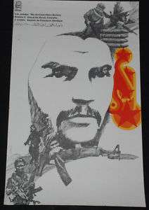 1971 Cuban Poster.Plakat.Affiche.affisch.Che Guevara,Guerrillero 