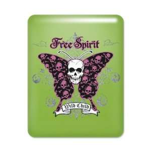  iPad Case Key Lime Butterfly Skull Free Spirit Wild Child 