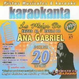 Karaokanta KAR 8057   Ana Gabriel 1 / Lo Mejor de   Spanish CDG