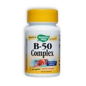  Vitamin B 50 Complex 60 Cp: Health & Personal Care