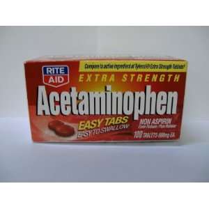 Rite Aid Acetaminophen, 100 ea
