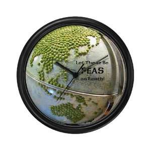  Peas on Earth Holiday Wall Clock by  Everything 