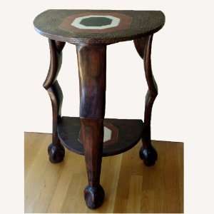  African Furniture Fante Modern Semi circle Table: Home 