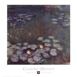  Water Lilies by Claude Monet 27x29