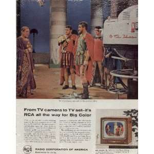   RCA all the way for Big Color.  1956 RCA / Radio Corporation of