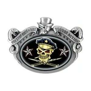  Vince Ray Skull w/ Blades Buckle 