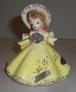 Darling Vintage Josef Originals August Girl Figurine  