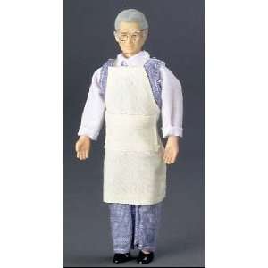  Dollhouse Miniature Shopkeeper Doll 
