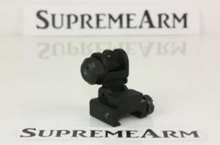 AIM Sports AR Front and Rear Iron Sights w/ Dual Aperatures Gas Block 