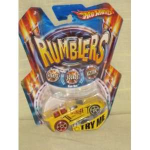   Rumblers YELLOW BACK BEAT Lights   Sounds   Action: Toys & Games