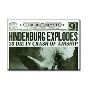    Complete Newspaper Reprint   Hindenburg Explosion: Home & Kitchen