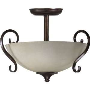   Two Light Duel Mount Ceiling Fixture from the Powell Collection