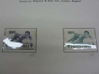 VINTAGE~ PHILLIPINES~9 STAMPS~1955~OFFICIAL ~FAMOUS FILIPINO ISSUES 