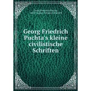  August Friedrich Rudorff Georg Friedrich Puchta  Books