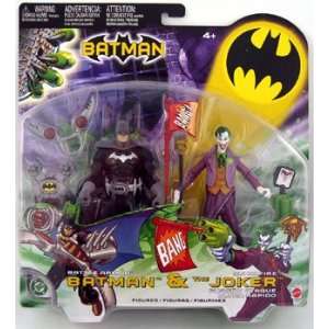 Battle Armor Batman and Quick Fire the Joker Mattel DC Action Figure 