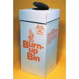 Fisherbrand Burn up Bin Biohazard Waste Boxes, Model Benchtop; 8L x 