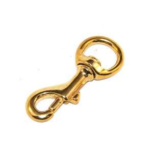  Solid Brass 3 1/4 Swivel Snap with 3/4 Eye