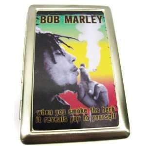  Bob Marley Rhasta The Plant Double Side Cigarette Case 