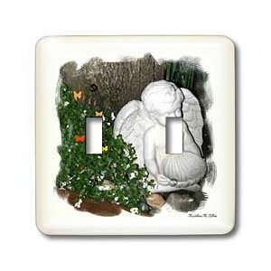SmudgeArt Photography Art Designs   Garden Angel   Light Switch Covers 