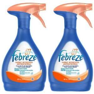 Febreze Antimicrobial Fabric Refresher, 27 oz 2 ct (Quantity of 3)