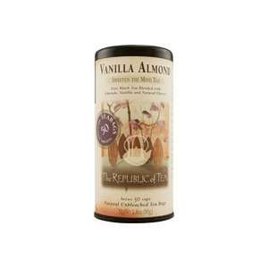 The Republic of Tea Vanilla Almond    50 Tea Bags:  Grocery 
