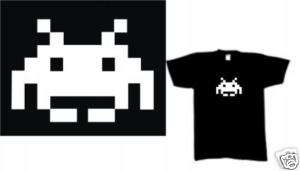 Space Invaders alien retro 80s video game small 3XL  