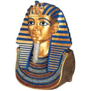  12 Classic Egyptian Sculpture Statue Golden King Tut Bust 