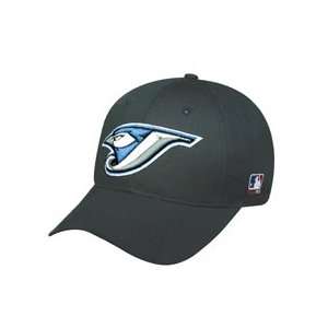  MLB YOUTH Toronto BLUE JAYS Home Black Hat Cap Adjustable 
