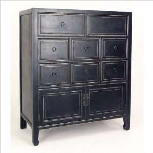  Ming Black Apothecary Chest Furniture & Decor