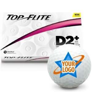  Top Flite D2+ Diva Custom Logo Golf Balls Sports 