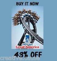   GREAT AMERICA TICKETS PROMOTIONAL $24 SAVINGS DISCOUNT  