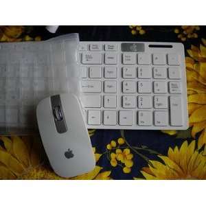  2.4 G Apple Wireless Mouse and Keyboard With Original Skin 