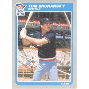  1985 Fleer # 271 Tom Brunansky Minnesota Twins Baseball 