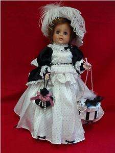 VICTORIAN LADY DOLL 16 SLEEPY EYES AND UNUSUAL FACE  