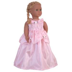   Pink Princess Dress up Sleeping Beauty Costume for Doll Toys & Games
