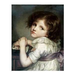  Jean Baptiste Greuze   Child With A Doll Giclee Canvas 
