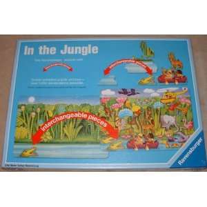  In The Jungle Two Ravensburger Puzzles w/Interchangeable 