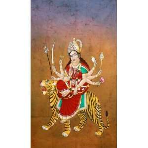  Vaishno Devi   Batik Painting On Cotton