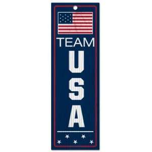  Team USA Us Olympic Team Flag Logo Olympics Wooden Wood 