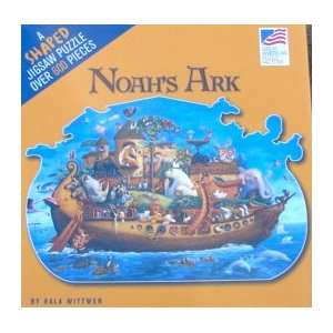  Over 600pc. Noahs Ark Shaped Jigsaw Puzzle Toys & Games