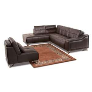   Sectional Sofa with Left Facing Chaise and Armless Chair Home