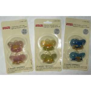  Fisher Price 2 Pack Pacifiers Baby