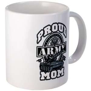    Mug (Coffee Drink Cup) Proud Army Mom Tank 