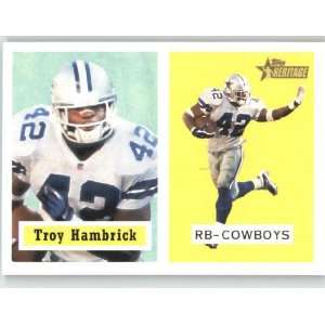  2002 Topps Heritage #121 Troy Hambrick SP   Dallas Cowboys 