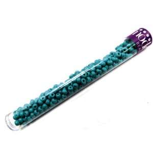 Round Seed Beads Tube, Turquoise