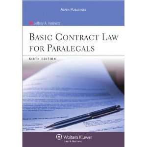  Basic Contract Law for Paralegals (text only) 6th (Sixth 