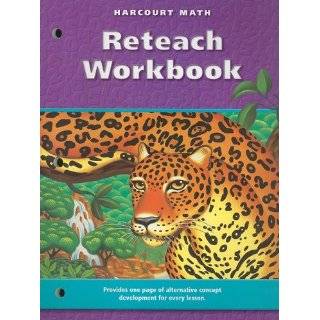 Math, Grade 6 Reteach Workbook Harcourt School Publishers Math (Math 