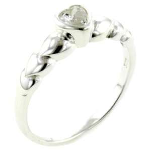   Promise Ring   Sterling Silver Cz Engagement Rings: Pugster: Jewelry