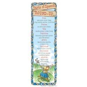  Parts of Speech Bookmarks Pack of 36